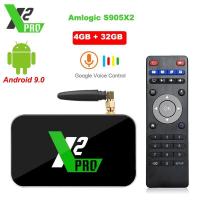 ราคา X2 Pro S905X2 TV Box Android 9.0 RAM 4 DDR4 + ROM 32GB (4705823044)