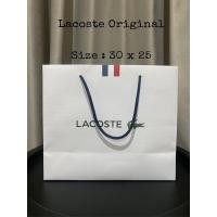 ราคา ถุงกระดาษแท้ Lacoste (14097590383)