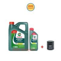 ราคา น้ำมันเครื่อง Castrol Magnatec ดีเซล กึ่งสังเคราะห์ CK4 10W30 10W-30 (40904506479)