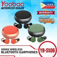 ราคา ในสต็อก Yoobao SongX SX06 (สเตอริโอไร้สายแท้) บลูทูธ 5.0 IPX5 กันน้ํา 25 ชั่วโมงเวลาเล่นคุณภาพสูง (28067655200)