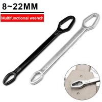 ราคา 8-22mm Universal Wrench Hand Tool Double Head Adjustable Wrench Board Two End Special Shaped Multifunctional Wrench (28612802420)