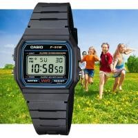 ราคา CASIO นาฬิกาข้อมือ สายเรซิ่น สีดำ F-91W-1DG,F-91W,F-91 (24924932714)
