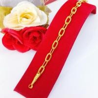 ราคา #สร้อยข้อมือเศษทองแท้หนัก1฿ลายโซ่ (26565635464)