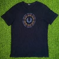 ราคา ร้อน a (AUTHENTIC100%) FRED PERRY Navy Men’s T-shirt size L เสื้อยืด เฟรดเพอร์รี่ คอกลม แขนสั้น สีกรมท่า ของแท้ มือสอง2 (24810758414)