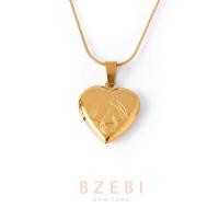 ราคา BZEBI สร้อยคอ จี้หัวใจ โซ่ สแตนเลส ทองคำแท้ อิตาลี่แท้ ทอง ผู้หญิง จี้รูปหัวใจ แวววาว เครื่องประดับแพ้ง่าย 18k สําหรับผู้หญิง 360n (17371555358)