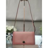 ราคา พร้อมส่งCoach F37296 OLPEO Coach Outlet Women's Shoulder Bag Dinky Turnlock Leather Pochette Pink (14187926261)