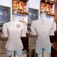 ราคา เสื้อฉลุ ผ้าคอตตอนเนื้อดี งานตัดลูกไม้ อัดกาว (28887294497)