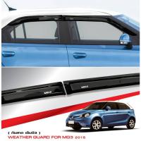 ราคา MG 3 2015 - 2023 คิ้วกันสาดประตู อะคริลิคดำ (4ชิ้น) คิ้วกันฝน คิ้วบังแดด ชุดตกแต่งรถยนต์ (5738241217)