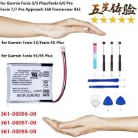 ราคา Battery for for Garmin Fenix 5S/5S Plus/5/5 Plus/Fenix 6/6 Pro/Fenix 7/7 Pro Approach S60 Forerunner 935/5X/Fenix 5X Plu (43701374038)