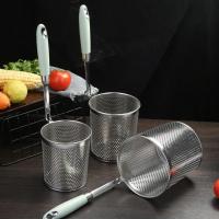 ราคา ตะกร้อลวกก๋วยเตี๋ยว สแตนเลส ที่ลวกก๋วยเตี๋ยว ตะกร้อลวกอาหาร ตะกร้อลวกเส้น กระชอนลวกเส้น (22172825619)