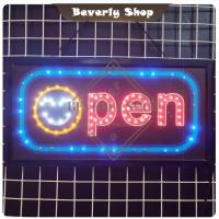 ราคา Open ขนาด 48 * 25 * 2 cm ป้ายไฟ LED ป้ายไฟตัวอักษร ป้ายไฟสำเร็จรูป ตกแต่งหน้าร้าน (25539189984)