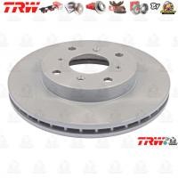 ราคา TRW จานดิสเบรคหน้า จานเบรคหน้า 1คู่/2 ใบ HONDA CR-V, CRV gen 1 รุ่นดุม 4 รู ปี 1996-2001 DF7250 ขนาด 260 mm ใบหนา 23 mm (29351013484)