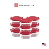 ราคา 212629 Pyrex 18Pc Storage Plus Set ชุดชามแก้วอบ/เสิร์ฟพร้อมฝา 18 ชิ้น ไพเรกซ์ (4661365574)