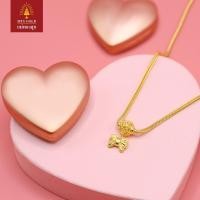 ราคา MTSGOLD สร้อยคอ 2 สลึง เบนซ์ปะคำฉลุงานฉีดโบว์ระย้า (17911063581)