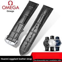 ราคา Omega สายนาฬิกาหนังแท ้ Omega Omega Butterfly Flying Speedmaster Seamaster 300 อุปกรณ ์ เสริมสร ้ อ (26551089041)