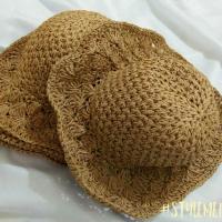 ราคา พร้อมส่ง หมวกสานซัมเมอร์วินเทจ (366473540)