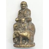 ราคา หลวงพ่อเงิน ครุฑซ้อน ทรงช้าง เนื้อโลหะสำริด - 00028 (22441174951)