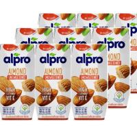 ราคา Alpro Almond Milk Unsweetened อัลโปร นมอัลมอนด์ สูตรไม่หวาน 180ml. (x9กล่อง) (25023770105)