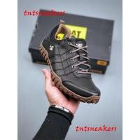 ราคา Original Caterpillar Men FOOTWEAR Work Genuine Leather Boot Shoes hqaexlQ1 725 155 R5 (25650031395)