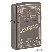 ราคา Zippo 48715 Zippo Framed Design ของแท้ Made in USA (22670867610)
