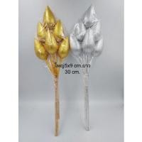 ราคา ดอกบัวเงินทอง ดอกบัวประดิษฐ์ ( กำ 6 ดอก ) (5134154625)