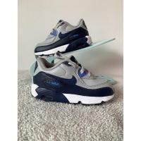 ราคา รองเท้าเด็กมือสองของแท้Nike AirMax สีเทาน้ำเงิน 14cm.(25) (12282939166)