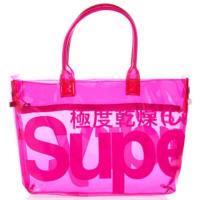 ราคา กระเป๋า Superdry mini whopper shopper สีชมพู ของแท้ 100% (1494560684)