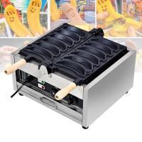ราคา เครื่องทำวาฟเฟิลรูปกล้วย 5ชิ้น ไฟฟ้า Banana Shaped Waffle Maker มีพร้อมส่ง (44153512629)