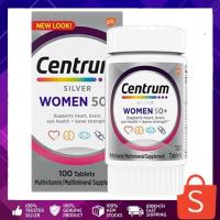 ราคา Centrum Silver Multivitamin 50+ Woman 100 Tablets Multimineral USA วิตามิน อาหารเสริมหลายชั้น ผู้หญิงอายุมากกว่า 50 ปี (18482123354)