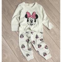 ราคา GM301 ชุดนอนเด็ก ชุดเซ็ต เสื้อแขนยาว กางเกงขายาว เสื้อและกางเกงเข้าชุด ลายมินนี่สีเทา (5045527936)