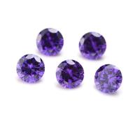 ราคา เพชรรัสเซีย CZ สีม่วงขนาด5.5-10mm (23566395028)