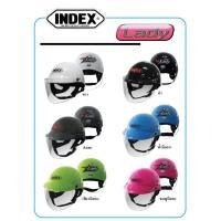 ราคา INDEX LADY หมวกกันน็อค เลดี้ ครึ่งใบ (มอก.2557) แถมชิวหน้าใส หมวก เลือกสีได้ ฟรีไซส์ (28074928106)