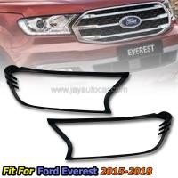 ราคา ครอบไฟหน้า Ford Everest 2015-2018 ดำด้าน สำหรับ ฟอร์ด เอเวอเรสต์ ปี 2015-2018 (2688364435)