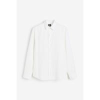 ราคา H&M(เอชแอนด์เอ็ม) เสื้อเชิ้ตผ้าลินินผสมทรงพอดีตัว Men Regular Fit Linen-blend shirt 1213473_6 (26176625001)