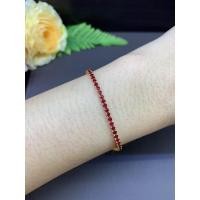 ราคา สร้อยข้อมือทับทิมแท้เผาเก่ามนตัวเรือนทอง90 สวยมากๆใส่ขึ้นข้อมือ ยาว16cm (4757900685)