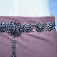 ราคา เข็มขัดไทยออเจ้า เข็มขัดผ้าถุง สีเงินรมดำ ล้านนา21 (1101848791)