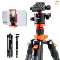 ราคา ขาตั้งกล้อง K&F CONCEPT 67.7in ขาตั้งขาตั้งกล้องแบบพับได้ขาตั้งกล้องคาร์บอนไฟเบอร์ Came10 (26774358251)