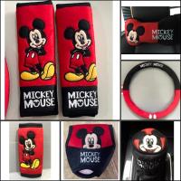 ราคา หุ้มพวงมาลัย/หมอนรองคอ/หุ้มเกียร์/หุ้มเบรคมือ#มิกกี้เท้าเหลือง mickey ลิขสิทธิ์แท้ (26774223692)