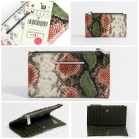 ราคา Stradivarius กระเป๋าสตางค์หนังงูเทียม หนังงู dompet wanita berjenama ankaripur包 女 (18389739353)