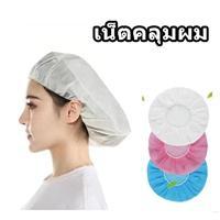 ราคา พร้อมจัดส่ง หมวกคลุมผม เน็ตคลุมผม ตาข่ายคลุมผม หมวกโรงงาน ทำอาหาร ตาข่ายล้วน ขาว ดำ สีฟ้า สีชมพู S.H.PLUS (18833802785)