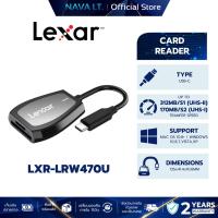 ราคา Card Reader การ์ดรีดเดอร์ Lexar Dual-Slot SD/MicroSD Card, USB-C, UHS-I, UHS-II LRW470U (27028936429)