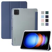 ราคา สําหรับ Xiaomi Pad 6s Pro กรณี Trifold หนังอะคริลิคปกหลังสําหรับ Xiaomi Mi Pad 6s Pro 12.4 นิ้ว 2024 พร้อมผู้ถือปากกา (22190113082)