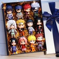 ราคา 12 Pcs/Lot Q Ver. NARUTO Figure 7-8cm Sasuke Kakashi Itachi Gaara Jiraiya Hinata Figurine Wholesale Anime Decoration Mod (27613489804)