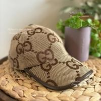 ราคา [ใช้โค้ดลด30%ได้](Used) หมวก Gucci JUMBO GG CANVAS BASEBALL /HAT W CAP GG MAXI ของแท้ 100% (28859431308)