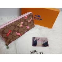 ราคา กระเป๋าตัง​ Coach​ ใบยาว​ ลายลูกอม (14941843785)