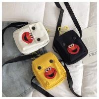 ราคา กระเป๋าสะพายข้างผ้าแคนวาสการ์ตูนตาโตใบเล็กเอลโม่ (7867771400)