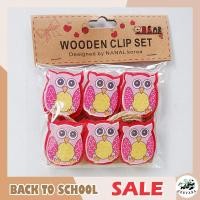 ราคา (D3) ไม้หนีบ 6 ตัว + เชือกป่าน คลิปหนีบ ไม้หนีบรูป ตัวหนีบไม้ กิ๊บไม้ ที่หนีบ ตัวหนีบ (7129851527)