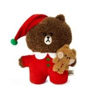 ราคา ตุ๊กตา LINE FRIENDS WITH minini BROWN HOLIDAY (19670500593)