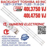 ราคา Toshiba LED TV BACKLIGHT 40 INC 40L3750 40L4750 VJ 40L3750VJ 40L4750VJ BL LIGHT 7K 3V 7 ปุ่ม 7LED 40L 3750 TOSHIBA 32IN 32 นิ้ว 32 นิ้ว (19923776858)