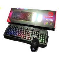 ราคา Marvo KM404 ชุดมีไฟ คีย์บอร์ด Rainbow และเมาส์6ปุ่มมีไฟ7สี USB Keyboard Combo Set (Keyboard and Mouse) (8912394012)